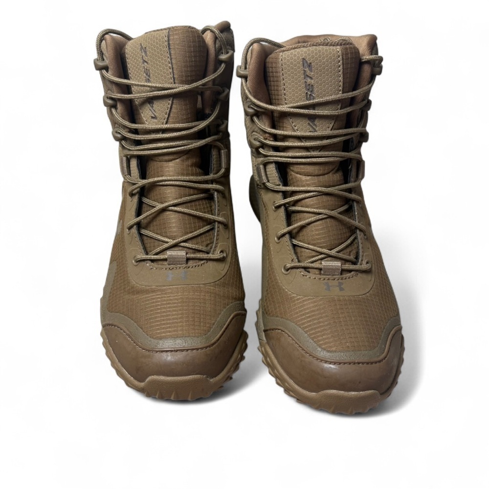 Under Armour Valsetz RTS Tactical Combat Boots Men’s 8.5 Khaki Tan Military - Picture 4 of 8